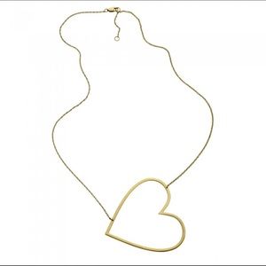 NWT-Jennifer Zeuner Marissa open heart necklace